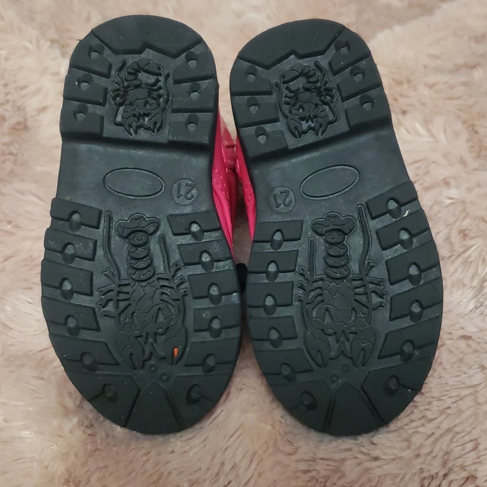 Toddler pink boots size 5 - Picture 4 of 7